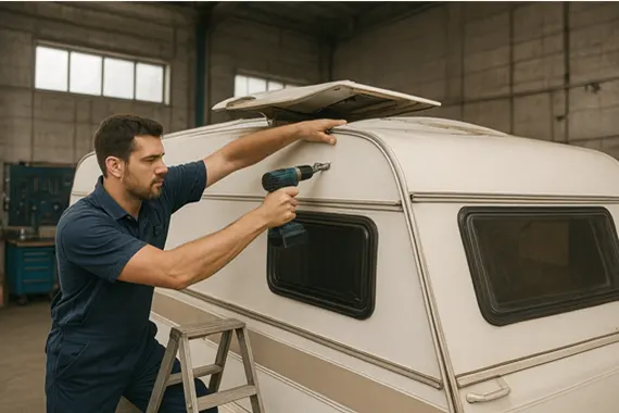 Service & επισκευή τροχόσπιτου